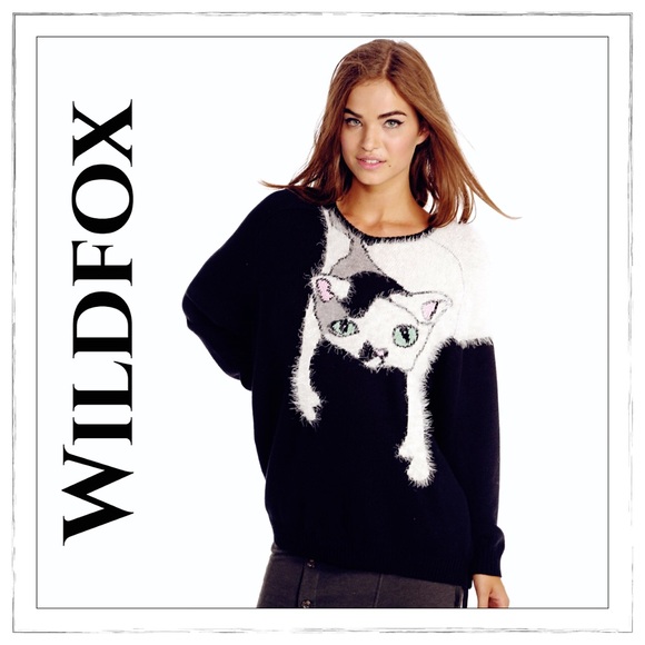 Wildfox White Label 'Joan' Cat Boy Sweater - Picture 3 of 6